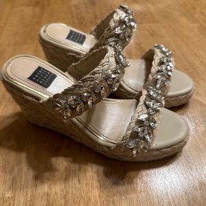 White House black market wedge sandals